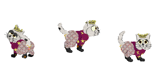 Albi, a cat from petz4, wearing a purple sweater