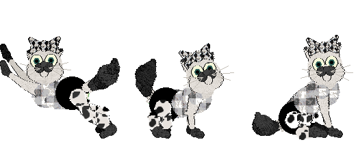 Gil, a white cat from the game petz4