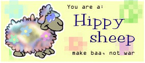 I am a hippy sheep